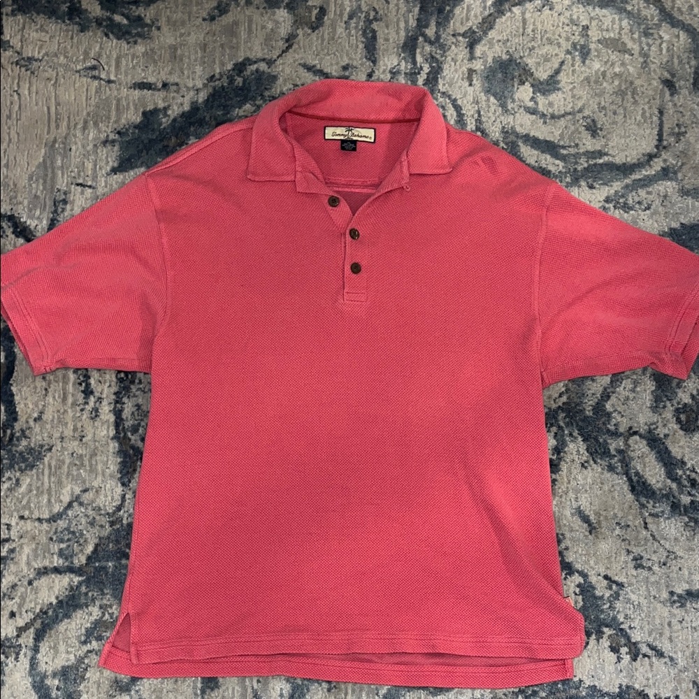 Tommy Bahama Pink Polo Shirt